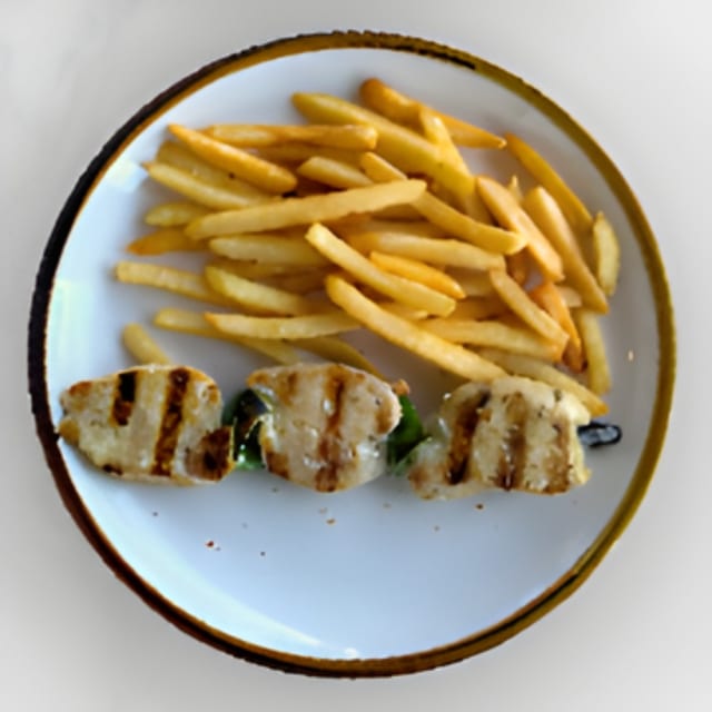 Kids Chicken Plate.