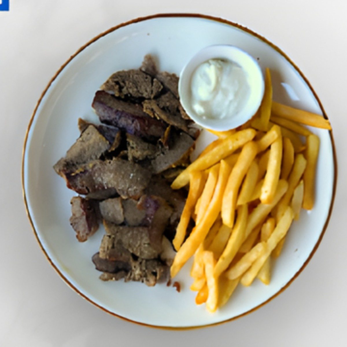 Kids Gyro Plate.