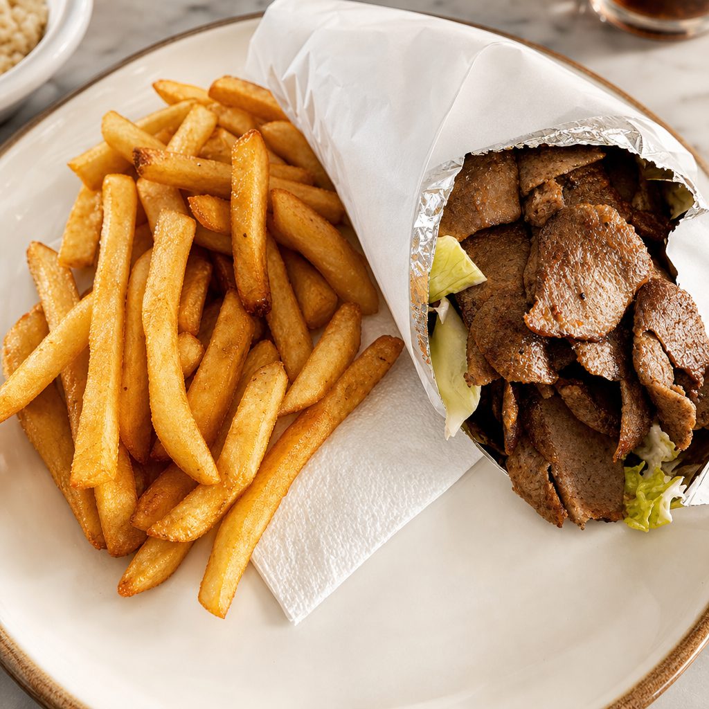 Gyro Pita Sandwich.