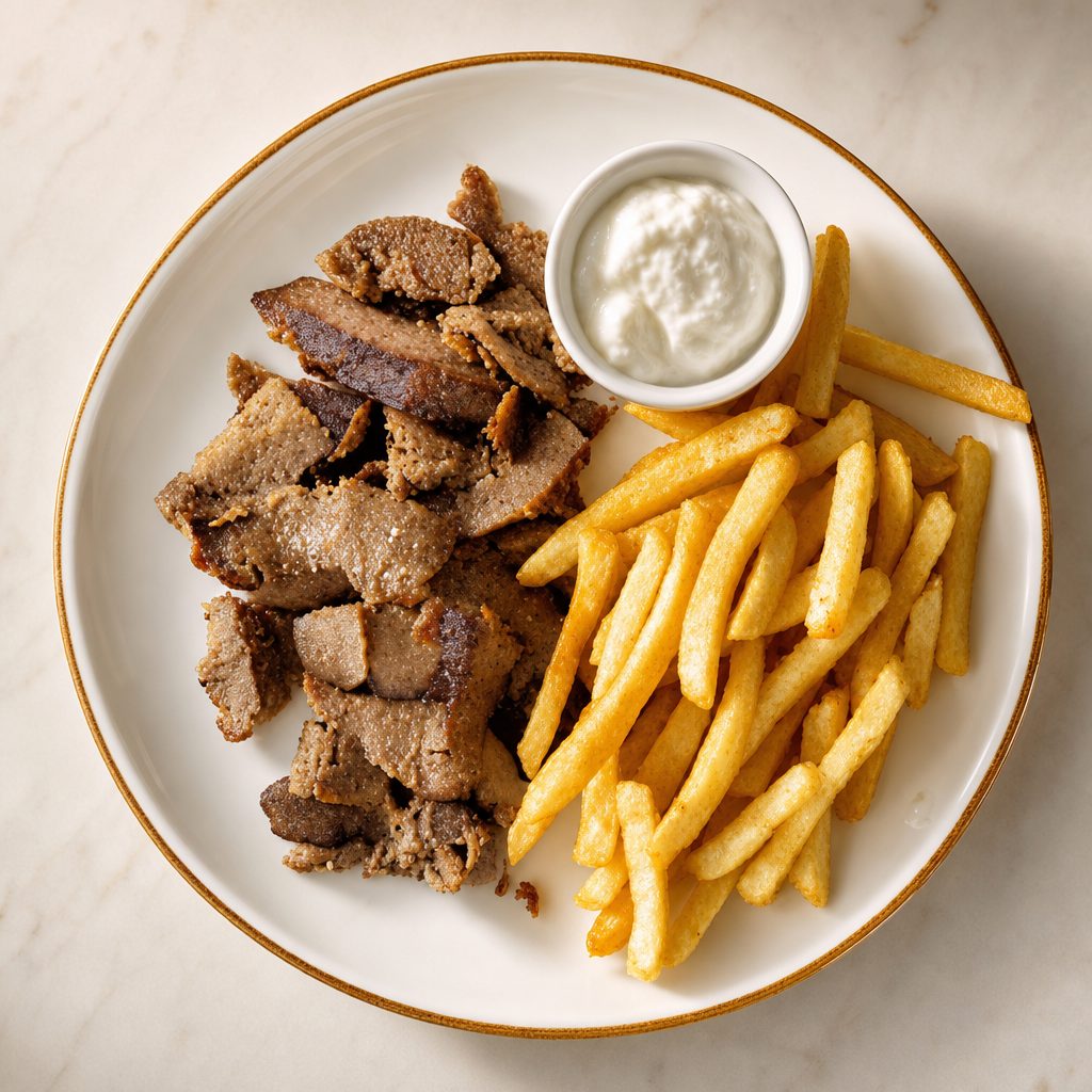 Kids Gyro Plate.
